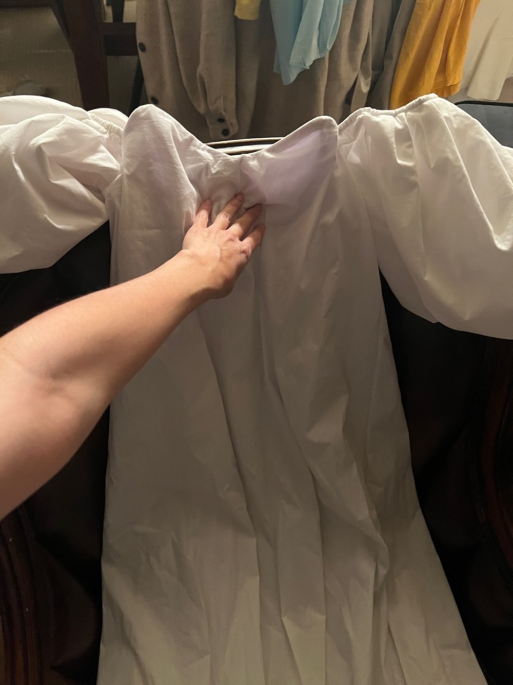 Caroline Constas White Off-Shoulder Maxi Dress - Picture 8 of 12